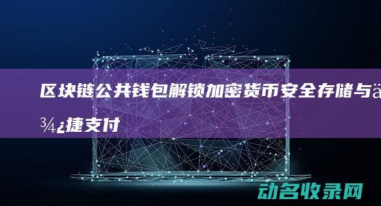 区块链公共钱包 解锁加密货币安全存储与便捷支付的新途径 (区块链公共钱包有哪些)